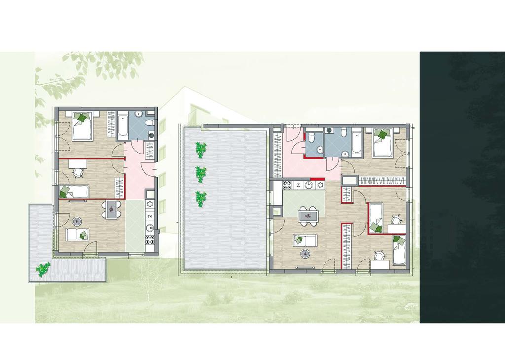 12,75 m 2 Balkon Przykładowe mieszkanie Mieszkanie trzypokojowe 12,04m 2 Przykładowe mieszkanie Mieszkanie czteropokojowe 9,14 m 2 12,00 m 2 Przedpokój 10,80 m 2 6,67 m 2 Przedpokój 21,44 m 2 Pokój