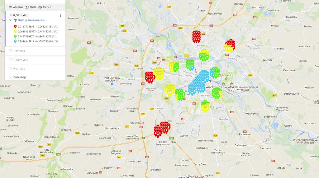 Identyfikacja nowych centrów miejskich na podstawie