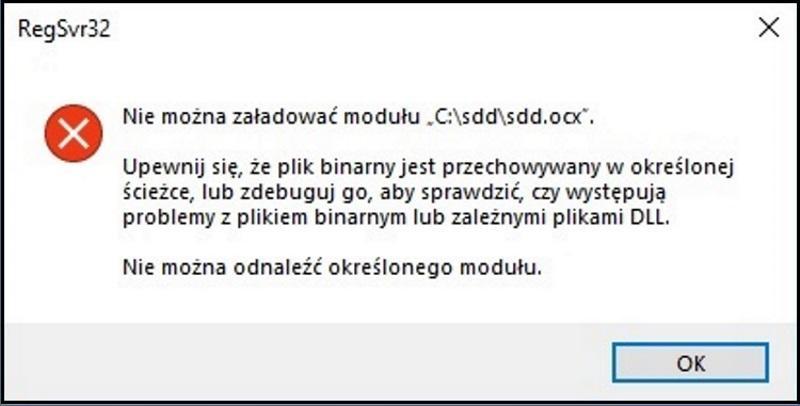 ocx prosz skopiowa do folderu C:\sdd\ i z jego poziomu zainstalowa komponent techniczny (uruchomi jako administrator) 20 Co w ciwie kupuj?