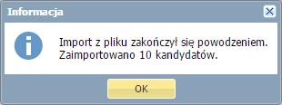 odpowiednią kolumnę z pliku CSV. Kolumny tak samo nazwane w UONET+ i pliku CSV zostaną uzgodnione automatyczne. Pozostałym kolumnom zostanie przypisana pozycja Pomiń.