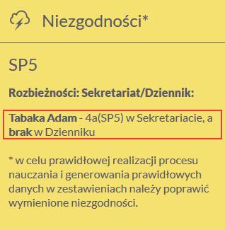 zaznacz ucznia na liście i kliknij przycisk. Uczniów można również przenosić dwuklikiem.