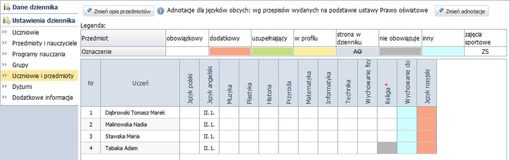 UONET+. Jak wypełnić pustą bazę danych w celu przygotowania i wydrukowania świadectw?