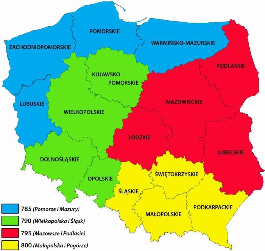 7. Zużycie NPK w kg na 1 ha użytków rolnych ogółem w 2001 r.