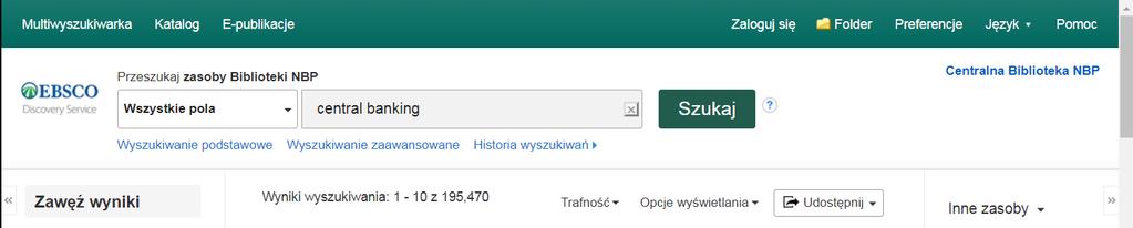 postępować według wskazówek na ekranie. Rezultaty zostaną zapamiętane w folderze dostępnym z paska narzędzi u góry ekranu.