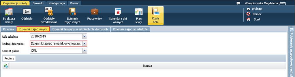 UONET+ opis zmian Wersja: 19.02 Data aktualizacji: 07-02-2019 Dokumentowanie zajęć rewalidacyjno-wychowawczych Przystosowano system do prowadzenia dzienników zajęć rewalidacyjno-wychowawczych.