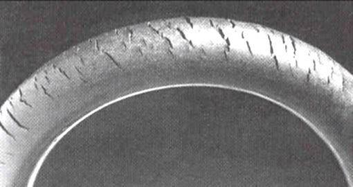 Polymer degradation Polymer degradation leads to sample embrittlement,