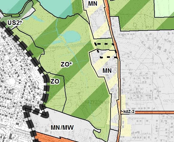 Studium uwarunkowań i kierunków zagospodarowania przestrzennego miasta Poznania (Uchwała Nr LXXII/1137/VI/2014 z dnia 23 września 2014 r.) Tereny przeznaczone pod zabudowę MN tj.