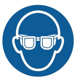 Okulary ochronne, gogle lub przyłbica Odzież robocza, kamizelka ostrzegawcza lub odzież ochronna