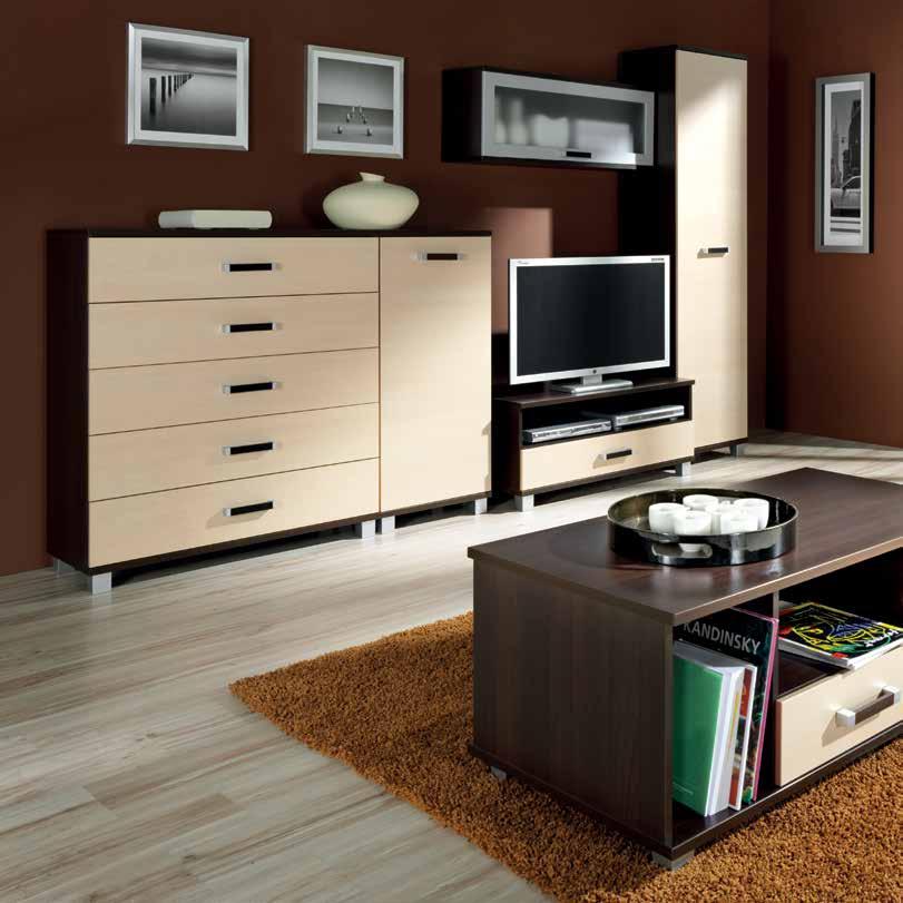 M14 M1 M5 M20 M32 M1 REGAŁ ZAMKNIĘTY szer. 50/wys. 203/gł. 40 cm CABINET w 50/h 203/d 40 cm M20 KOMODA 5 SZUFLAD 5 DRAWER CHEST M5 KOMODA 1 DRZWI szer. 50/wys. 115/gł.