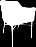 Dostępne w tkaninach:lana, sigma, cameron, nordic, carabu i ekoskórze vienna. (4) Chair PIK 1, PIK 2 - steel legs in black.