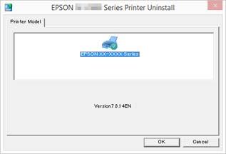Wprowadzenie Odinstalowywanie oprogramowania W celu usunięcia programu EPSON LFP Remote Panel 2 należy zaznaczyć element EPSON LFP Remote Panel 2.