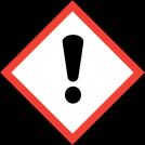 Oznakowanie (ROZPORZĄDZENIE (WE) NR 1272/2008) Piktogramy określające : rodzaj zagrożenia Hasła ostrzegawcze Zwroty określające zagrożenia : Uwaga : H315 Działa drażniąco na skórę.