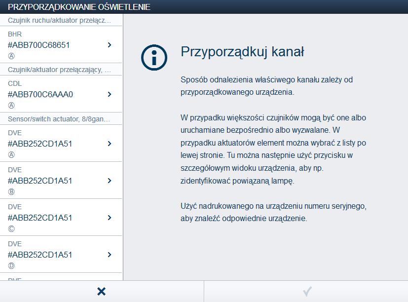 02 01 Rys. 3.8. Dodawanie urządzeń na przykładzie grupy funkcyjnej Oświetlenie - przeciąganie aplikacji Oświetlenie z paska dodawania urządzeń (od 01 do 02) Rys. 3.9.