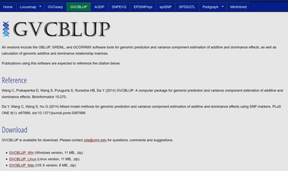 GVCBLUP download https://animalgene.umn.