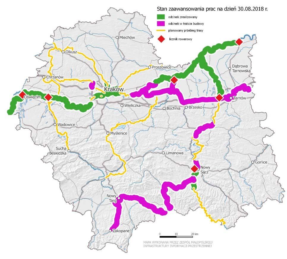 Liczą się rowerzyści ;) 1 kwietnia - 1 września 2018: Jankowice (gm.