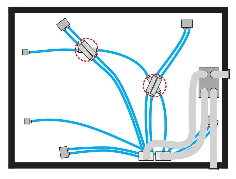 Ø100mm ~ 30m3/h Ø125mm ~ 60m3/h