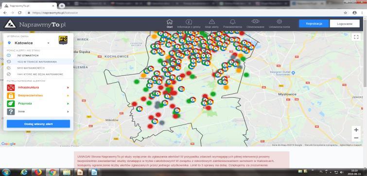 Odpady przemysłowe Miasto Katowice podejmuje działania związane z przeciwdziałaniem zagrożeniom powodowanym zdeponowaniem odpadów.