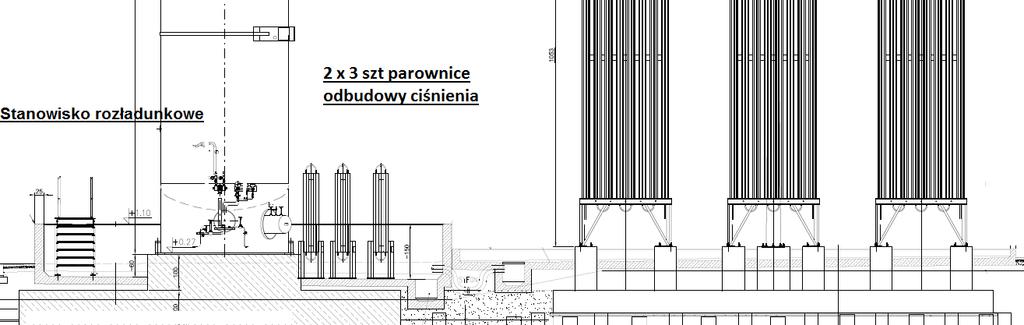 Poniżej przedstawiono schemat stacji regazyfikakcji LNG w Ełku. 27.1.4. Opis stacji redukcyjno-pomiarowej w Ełku 27.1.4.1. Przeznaczenie stacji.