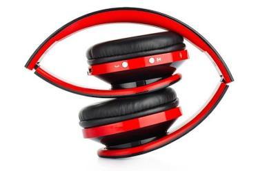 Słuchawki bezprzewodowe Słuchawki bezprzewodowe - składane słuchawki Bluetooth wykonane z ABS z wbudowanym panelem regulacji pozwalającym na zmianę utworu i poziomu głośności, miękkie poduszki,