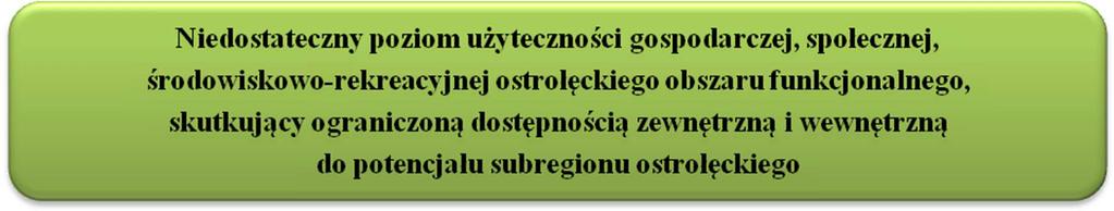 6. Cele rozwojowe do realizacji W obszarze funkcjonalnym, zdefiniowanym na podstawie możliwości realizacji wizji dla Subregionu Ostrołęckiego, mając do dyspozycji wiedzę dotyczącą potencjałów oraz