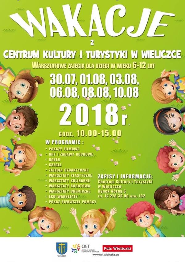 Kultury i Turystyki w Wieliczce dla dzieci w wieku 6-12 lat.