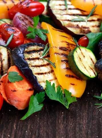 allergens: 1, 4, 6, GRILLOWANE WARZYWA GRILLED VEGETABLES 9 PLN Grupa alergenów /