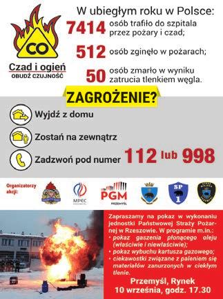 Przedsiębiorstwem Gospodarki Mieszkaniowej Sp. z o.o. w Przemyślu, była lokalna edycja ogólnopolskiej akcji pn. Czad i ogień! Obudź czujność!