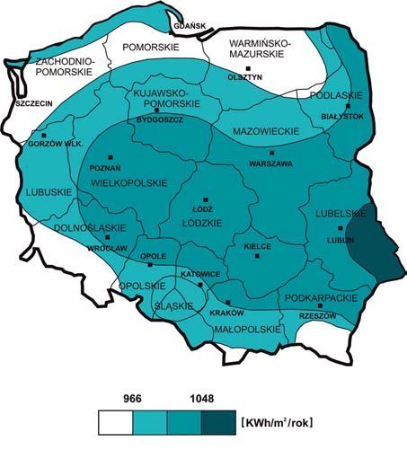 Czy region Polski i ukszta towanie terenu ma wp yw na sprawno kolektorów?