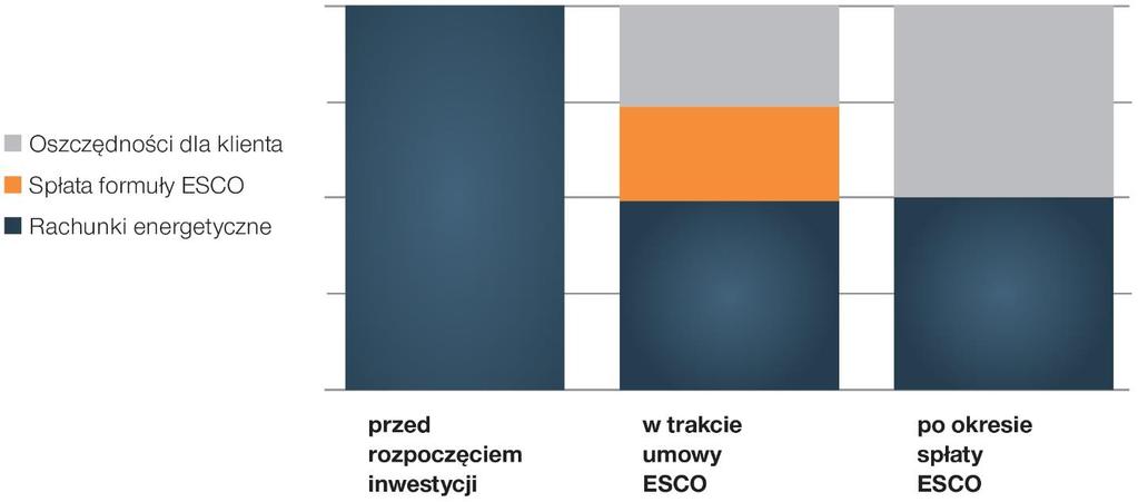 Ograniczenie zużycia ciepła formuła ESCO Monitorowanie temperatury w pomieszczeniach i aktywna regulacja pracą węzła, Brak