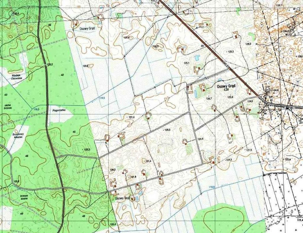 PLAN ORIENTACYJNY Zabrania się powielania rysunku oraz usuwania tabeli znamionowej rysunku (prawo autorskie) bez zgody PinkRoad ul. Generała Józefa Hallera 21/5 S.O.R. Nazwa rysunku: Obiekt: Plan orientacyjny Przebudowa odcinka drogi gminnej Skala : w miejscowości Osowy Grąd 1:20000 od km rob.