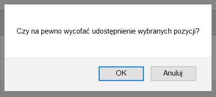 Aby cofnąć przydzielenie pozycji zamówienia należy po wejściu na listę pozycji wybranego zamówienia