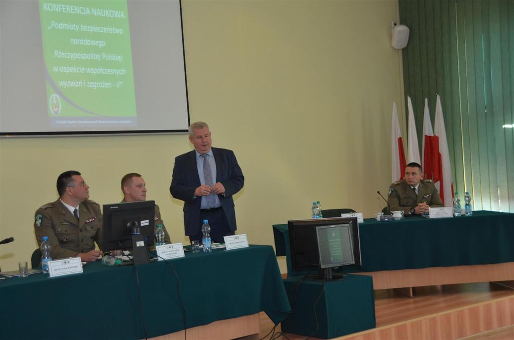 Konferencję naukową zakończył swoim wystąpieniem płk SG Marek Łapiński Komendant