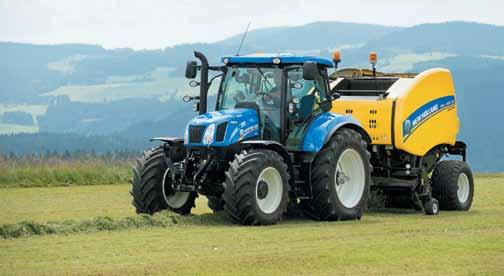 Pokazy maszyn Prasa zmiennokomorowa Roll Belt 150 CropCutter + ciągnik T7.175 Wystawca: NEW HOLLAND AGRICULTURE (CNH INDUSTRIAL POLSKA Sp. z o.o.) Podbieracz Szerokość: 2,30 m Liczba listew palcowych: 5 Rozmiar bel Szerokość: 120 cm Średnica: 90/150 cm Orientacyjna wydajność: 55 bel/godz.