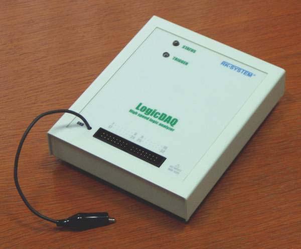 LogicDAQ Analizator stanów logicznych LogicDAQ to przyrząd pomiarowy, którego maksymalna częstotliwość próbkowania wynosi 200MHz.