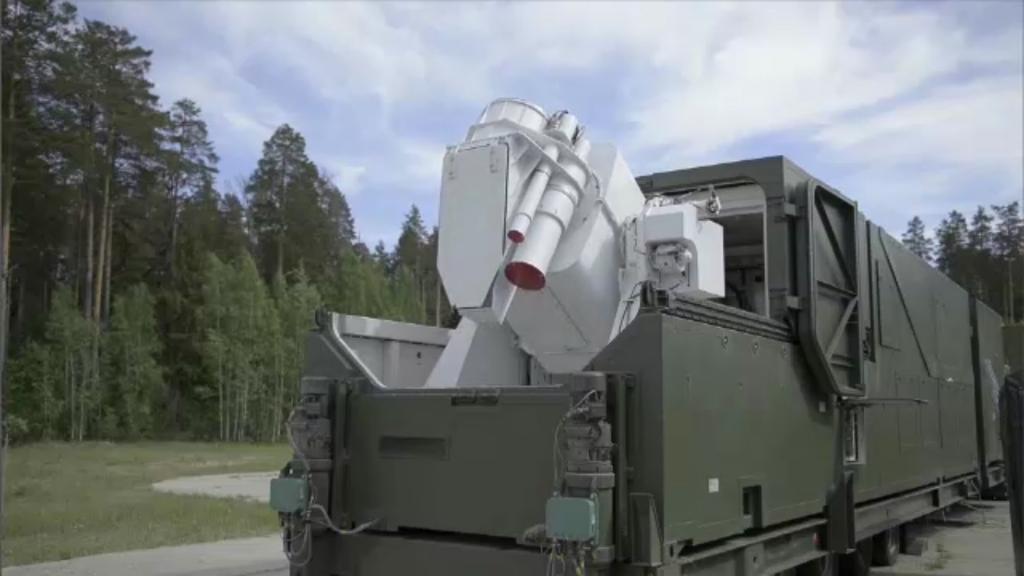 Kontenerowy system laserowy rosyjskiej armii. Fot. kremlin.