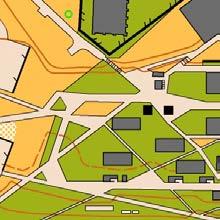 Mapa obejmuje swym zasięgiem Uniwersytet Śląski, Park Bogucki, Muzeum Śląskie, NOSPR, Centrum Kongresowe ze Spodkiem, fragment Osiedla Koszutka oraz teren