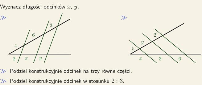 Wyznaczyć sumę, różnicę i iloczyn zbiorów, przedziałów 1.