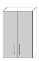 wymiary podano w kolejności: szerokość / wysokość / głębokość szafki górne G60*95 1D P prawa 60 / 95 / 33,8 cm G60*72 1W RA L lewa