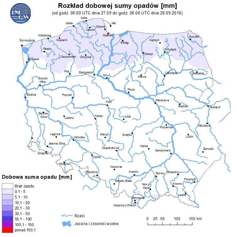 w rzekach Rozkład dobowej