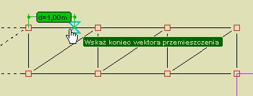 Dla jego precyzyjnej lokalizacji mamy dostęp do wszystkich dostępnych dla pręta punktów przyciągania, łącznie z możliwością precyzyjnego ustawienia domiaru do węzła początkowego lub końcowego pręta.