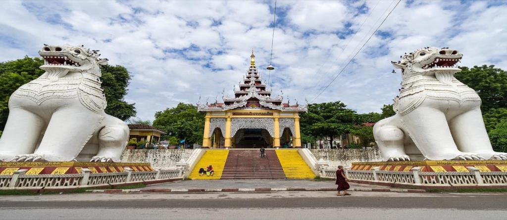 DZIEŃ 5 Po wczesnym śniadaniu wykwaterowanie i transfer na lotnisko Heho. Przelot do Mandalay, ostatniej stolicy XIX-wiecznego królestwa Birmy, centrum kulturalnego, a także religijnego Birmy.