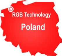 trafia na eksport). Produkty marki RGB Technology są obecne na rynkach ponad 30 krajów (Unii Europejskiej i poza-unijnych).