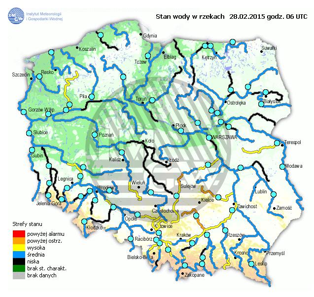 INFORMACJE HYDROLOGICZNO -