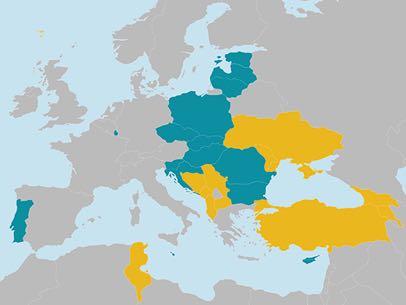 MSCA IF Widening Fellowships Wyzwanie: Dysproporcje w liczbie grantów indywidualnych MSCA w poszczególnych państwach członkowskich jako miejsca realizacji grantu.