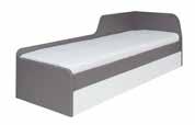 205 cm, na materac 80x200 cm BED w 87/h 75/d 205 cm, for mattress 80x200 cm Sofy ZONDA występują w 14 poniższych kolorach: AVAILABLE COLOURS: kolorystyka colouring: Z15 SOFA DWUOSOBOWA szer. 133/wys.