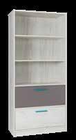 51 cm 3 DOOR WARDROBE w 145/h 195/d 51 cm R02 SZAFA 2 DRZWI szer.