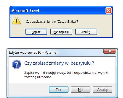 Wstążka (ribbon) Pomoc kontekstowa i Okienka dialogowe Strony internetowe, Aplikacje webowe Interakcja dotykowa