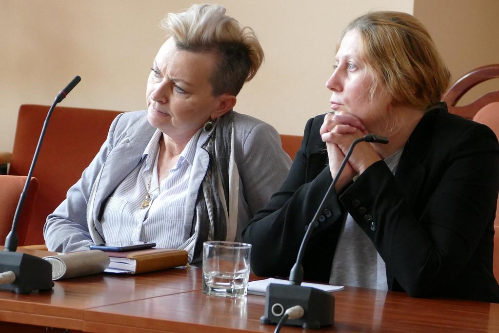 Nieobecne podczas pierwszego posiedzenia były Justyna Lugowska-Rohde i Genowefa Korzeniewska.