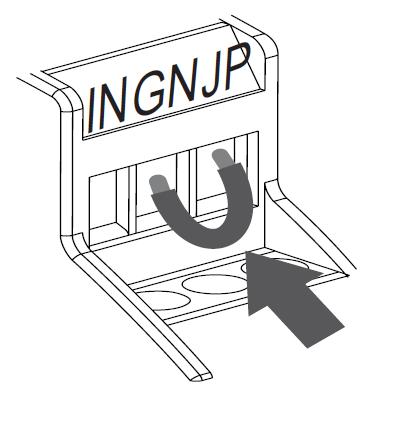 - Aby wyjść z trybu programowania wyjścia przekaźnikowego należy odłączyć mostek z zacisków JP i GN (czerwona dioda miga powoli) - Aby wejść w tryb programowania portu wejściowego INPUT należy