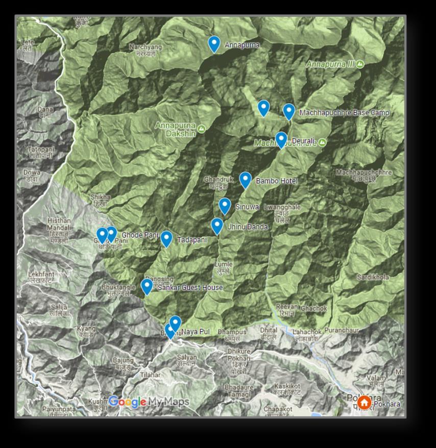 INFORMACJE OGÓLNE Zapraszamy na 14 dniowy trekking do bazy pod szczytem Annapurny.